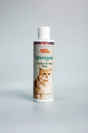 [PMSH-YRH 250ml] Pet Mate Shampoo Cat Yellow & Red Hair 250ml