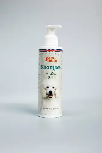 [PMSH-WF 250ml] Pet Mate Shampoo Dog White Fur 250ml