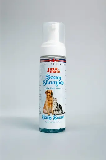[PMFS-BS 250ml] Pet Mate Foam Shampoo Mix Baby Scent 250ml